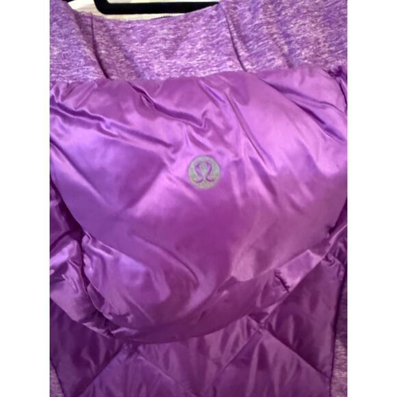 Lululemon First Mile  Jacket Size Dark Magenta Purple Winter run Coat - Picture 4 of 11